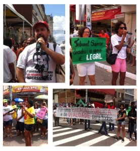 "Bloco da Educação" denunciou os ataques a Educação Pública de Itabuna.