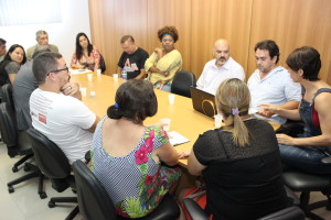 Reunião com a bancada da minoria/ Foto: Ascom Aduneb