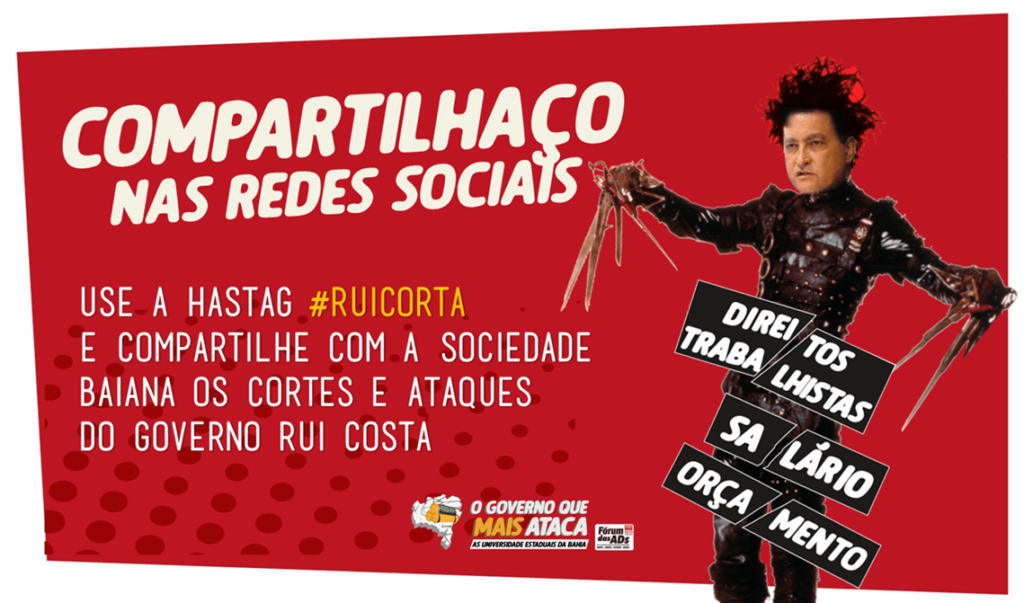 Compartilhaço nas redes sociais #RuiCorta
