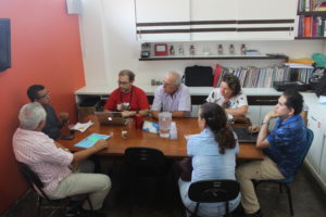 Discussão dos Cadernos de Texto do 37° Congresso do ANDES-SN. Foto: Ascom ADUSC